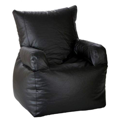Nudge Arm Chair Bean Bag Chair Black